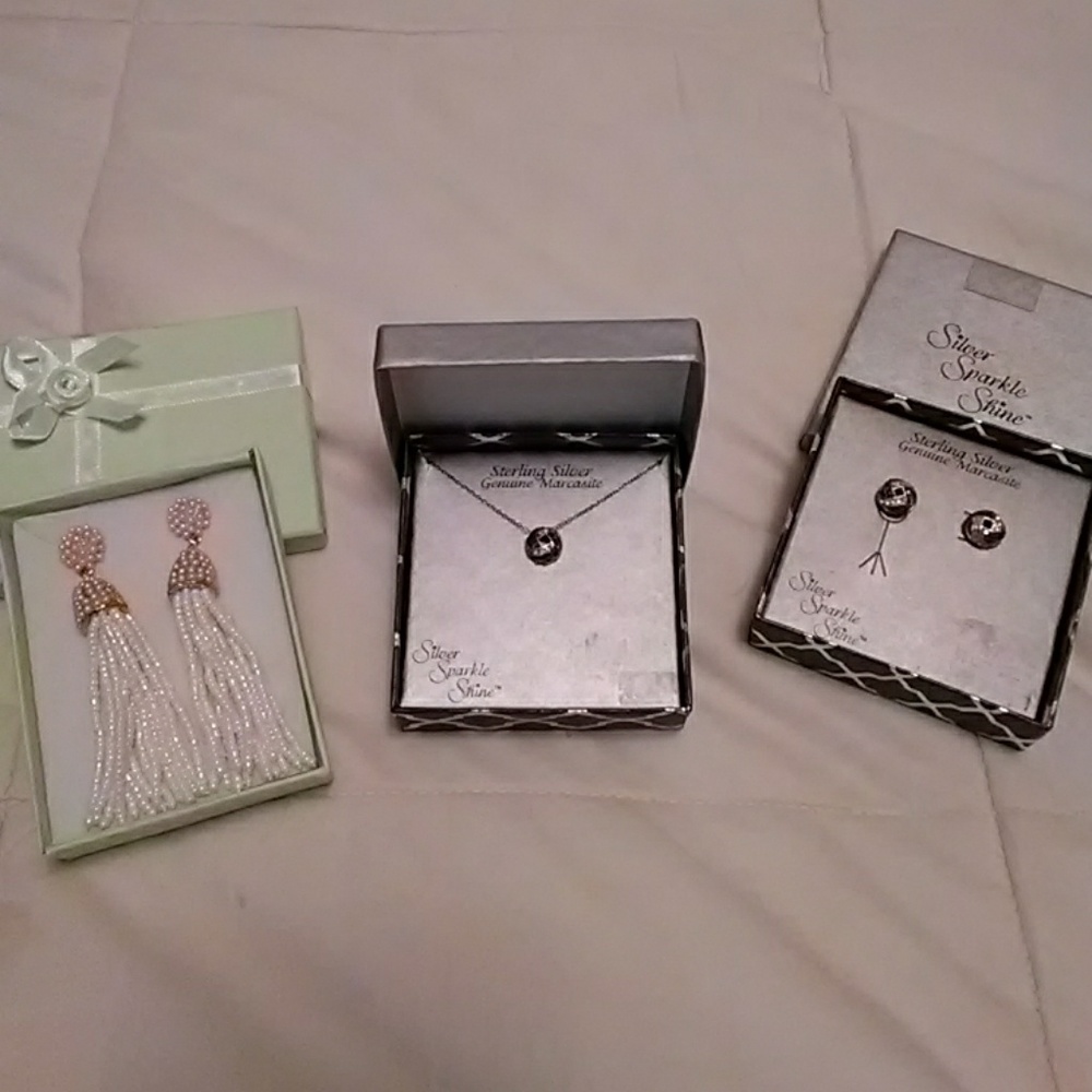 Earrings and Necklace Bundle